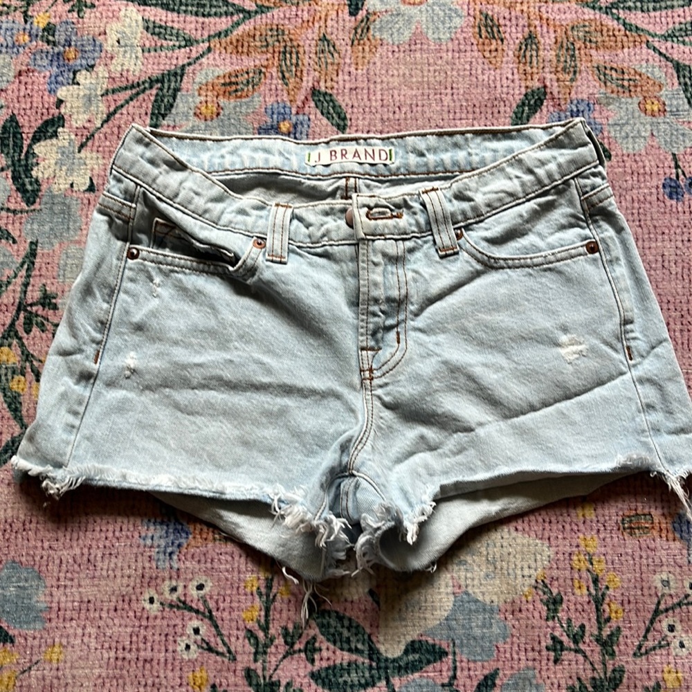 J BRAND CUT OFF SHORT IN AQUARIUS